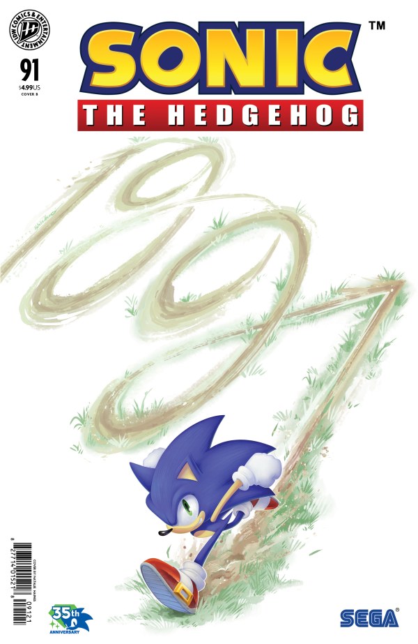 Sonic the Hedgehog (2026) #91 Cover B Natalie Haines Variant NM