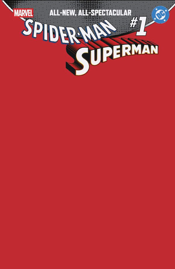 Marvel/ DC: Spider-Man/ Superman (2026) #1 Blank Variant NM