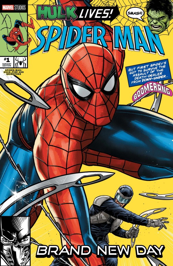 Spider-Man / Hulk: Fire and Brimstone (2026) #1 CAFU Spider-Man: Brand New Day Marvel Studios Variant NM