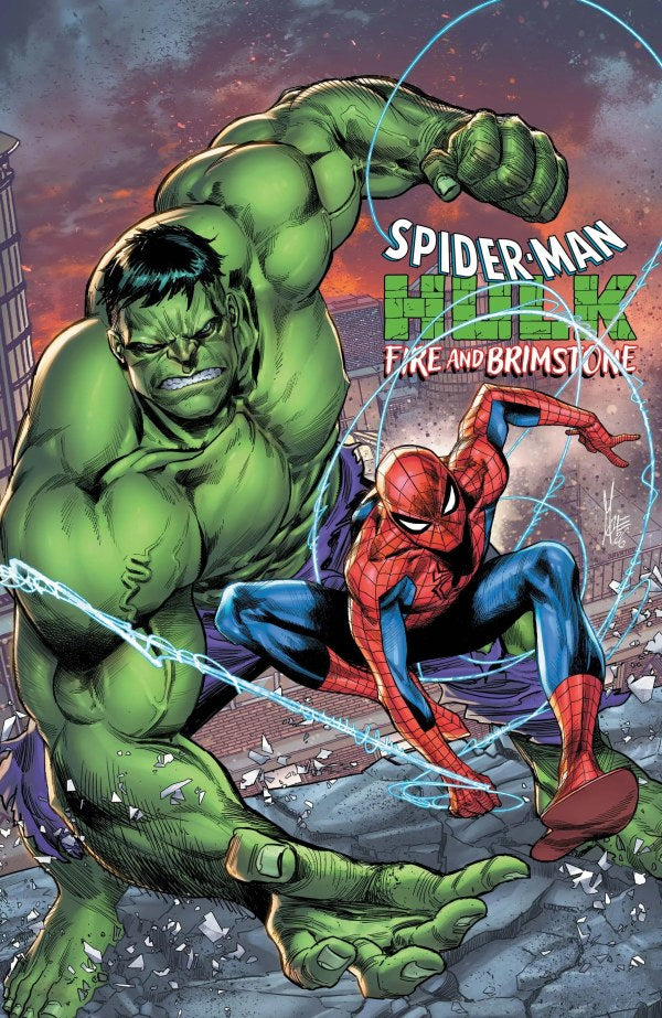 Spider-Man / Hulk: Fire and Brimstone (2026) #1 Marco Checchetto Foil Variant NM