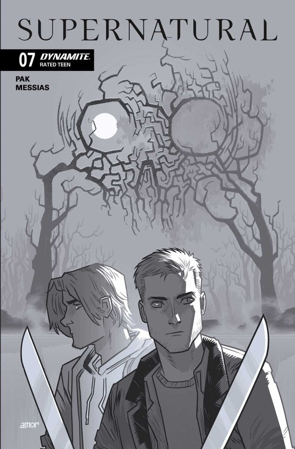 Supernatural (2026) #7 Cover J John Amor Black & White Variant NM