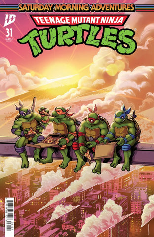 TMNT SATURDAY MORNING ADV CONTINUED (vol 2) #31 Cover C Francine Delgado Variant NM
