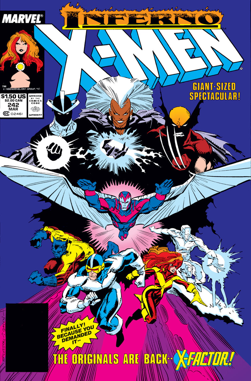 Uncanny X-Men (vol 1) 1989 #242 FN