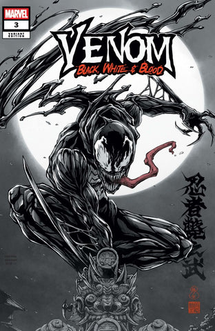 Venom (2025) Black, White & Blood #3 Takashi Okazaki Variant NM