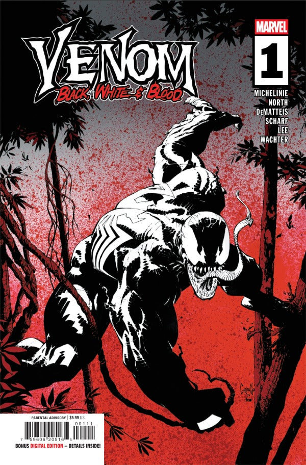 Venom (2025) Black, White & Blood #1 NM