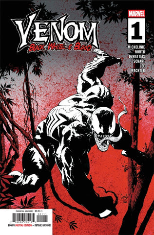 Venom (2025) Black, White & Blood #1 NM