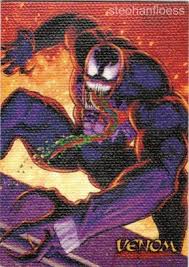 1996 Skybox Spider-Man Premium Canvas Venom Card #6 (of 6)