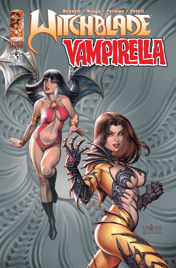 WITCHBLADE/VAMPIRELLA #1 (ONE-SHOT) Cover B Joseph Michael Linsner Variant NM