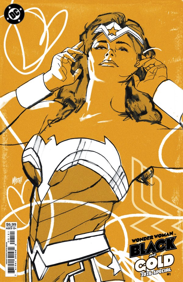 WONDER WOMAN BLACK & GOLD 2026 Special One-Shot Cover B Mitch Gerads Variant NM