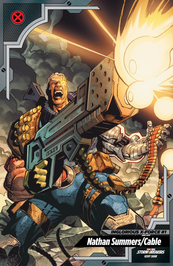 Inglorious X-Force (2026) #1 Geoff Shaw X-Men Trading Card Variant NM