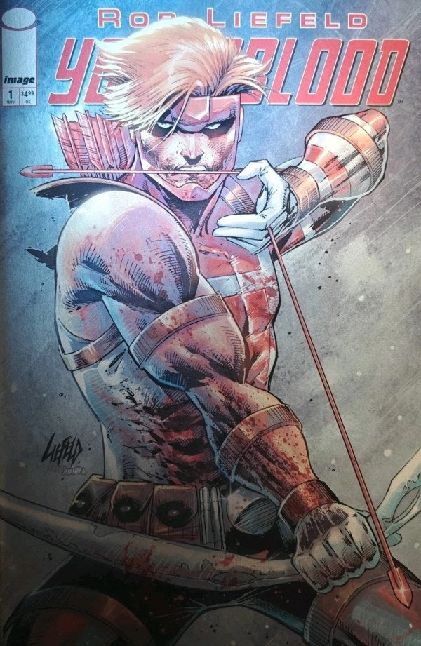 Youngblood: Mass Market Edition (2025) #1 Cover B Rob Liefeld Foil Variant