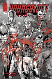 Youngblood: Mass Market Edition (2025) #1 Cover M Rob Liefeld Manga Black & White Variant NM