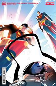 SUPERBOY THE MAN OF TOMORROW (vol 1) #1 (OF 6) CVR C GEORGE KAMBADAIS SUPERMAN CARD STOCK VAR NM