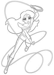 DC SUPER HERO GIRLS A KIDS COLORING BOOK TP