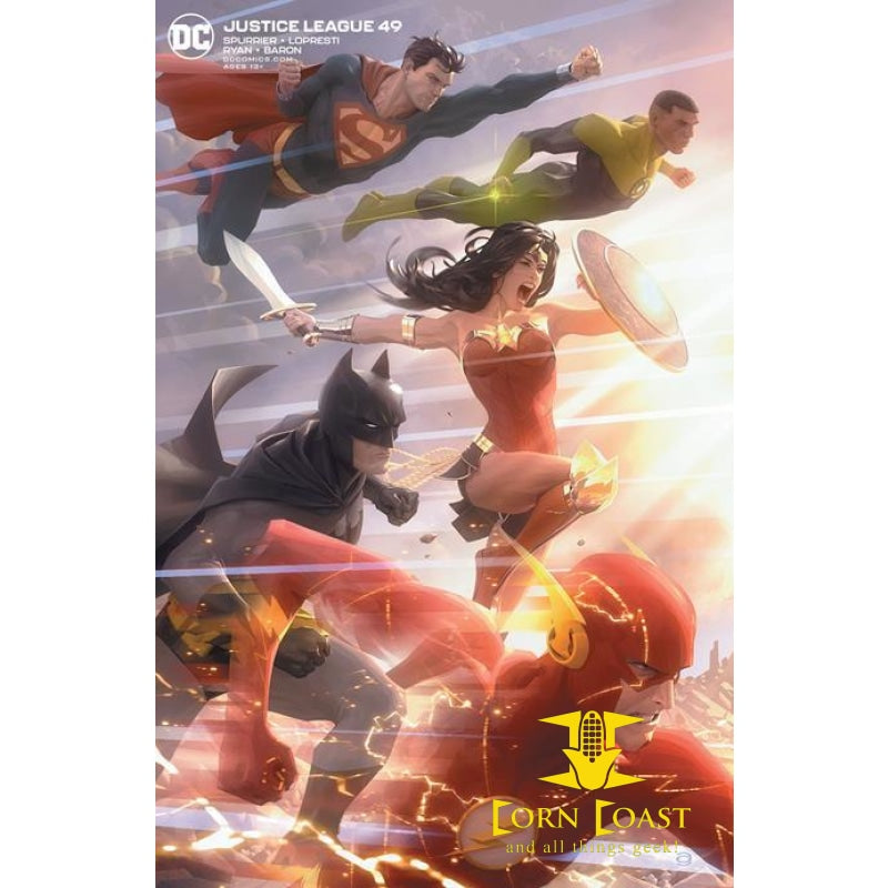 JUSTICE LEAGUE #49 ALEX GARNER VAR ED