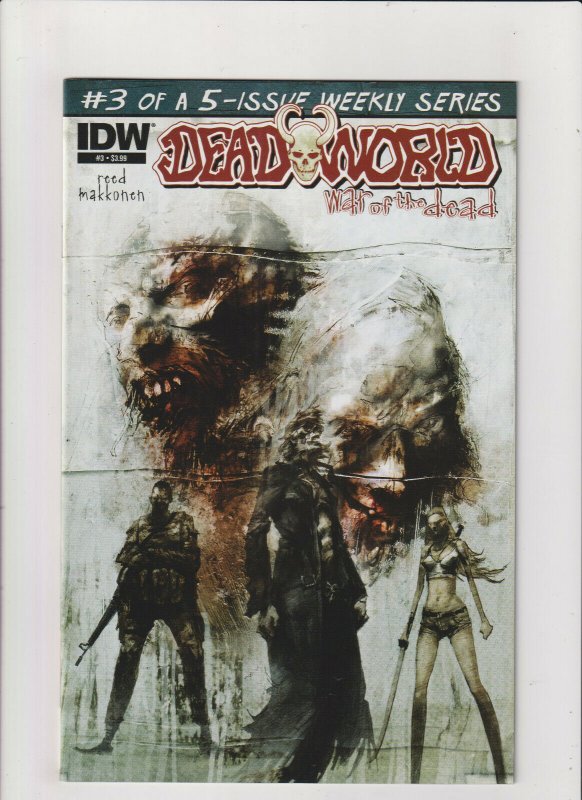 Dead World War of the Dead #1-5 complete set NM