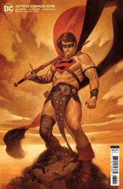 ACTION COMICS #1038 CVR B JULIAN TOTINO TEDESCO CARD STOCK VAR NM