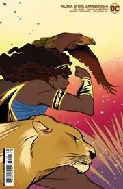 NUBIA AND THE AMAZONS #4 (OF 6) CVR B BRITTNEY WILLIAMS CARD STOCK VAR NM