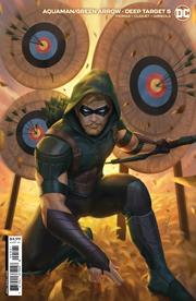 AQUAMAN GREEN ARROW DEEP TARGET #5 (OF 7) CVR B EJIKURE CARD STOCK VAR NM