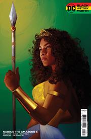 NUBIA AND THE AMAZONS #5 (OF 6) CVR C ALEXIS FRANKLIN BLACK HISTORY MONTH CARD STOCK VAR NM