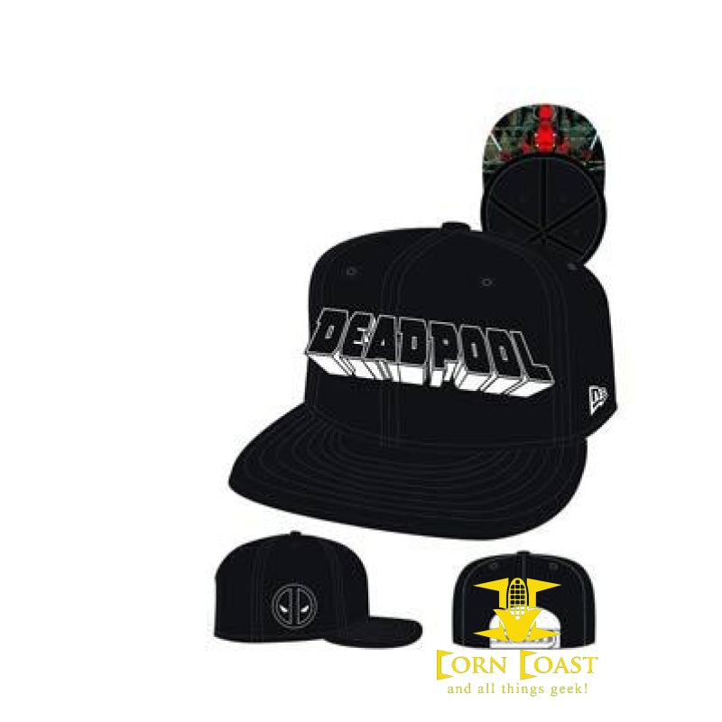 Deadpool Monounder Previews Exclusive Snap Back Cap Glow in the Dark - Corn Coast Comics