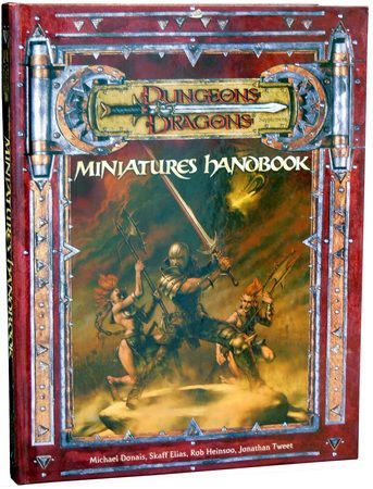 MINIATURES HANDBOOK D&D Guidebook Guide Hardcover - Dungeons Dragons Players