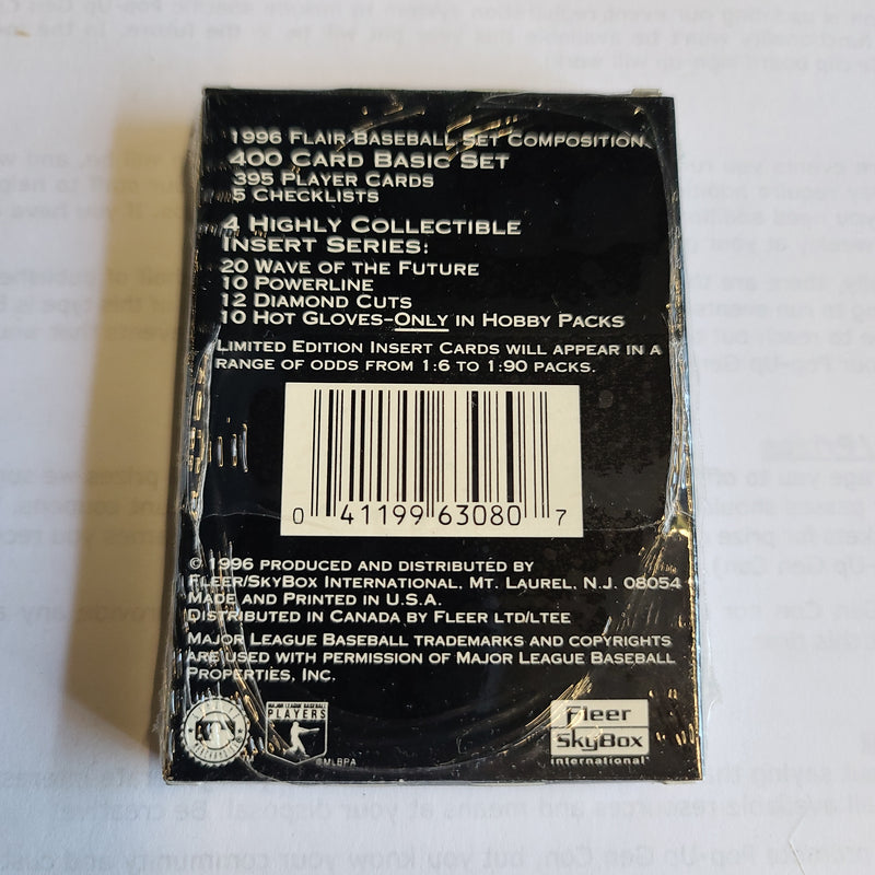 1996 Fleer FLAIR MLB Factory sealed hobby packs
