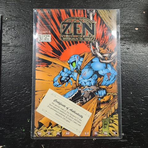 Zen Intergalactic Ninja StarQuest (1994) #3 SIGNED Maus NM