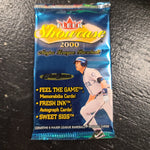 2000 Fleer Showcase Baseball Sealed Hobby pack