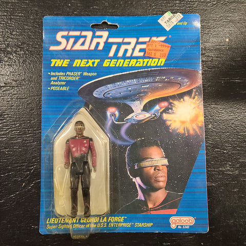 Vintage Star Trek: The Next Generation Lieutenant Geordi La Forge Galoob Action Figure