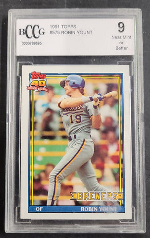 Robin Yount 1991 Topps NM 9