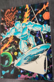 Marvel SILVER SURFER All-Prism Promo Card METALLIC FLAKE 1992 Comic Image FOIL