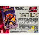 1992 Marvel Masterpieces Sky box Deathlok #28 - Non-Game 