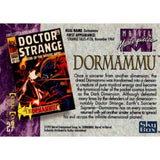 1992 Marvel Masterpieces Sky box Dormammu #27 - Non-Game 