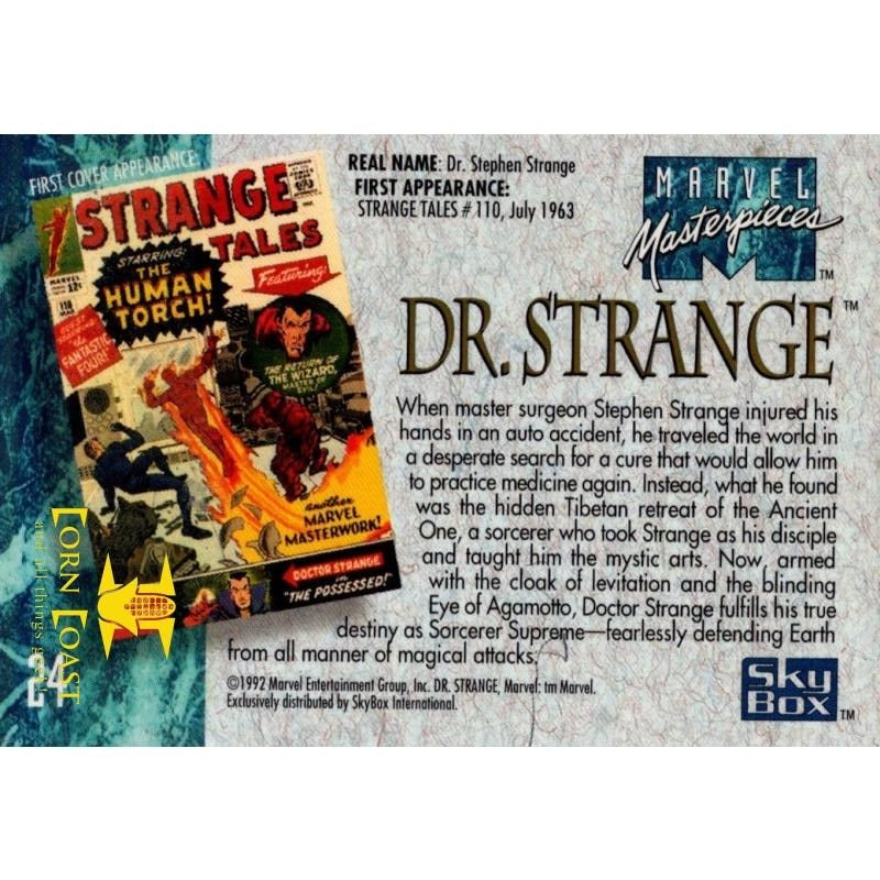 1992 Marvel Masterpieces Sky box Dr. Strange #24 - Non-Game 