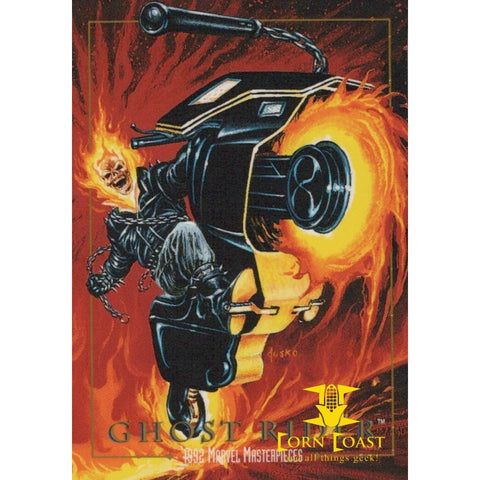 1992 Marvel Masterpieces Sky box Ghost Rider #37 - Non-Game 