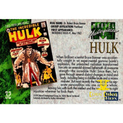 1992 Marvel Masterpieces Sky box Hulk #32 - Non-Game Cards