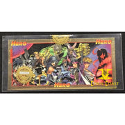 1993 Hero uncut Master Foil - Comic Cards