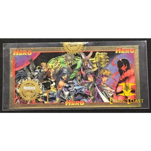 1993 Hero uncut Master Foil - Comic Cards