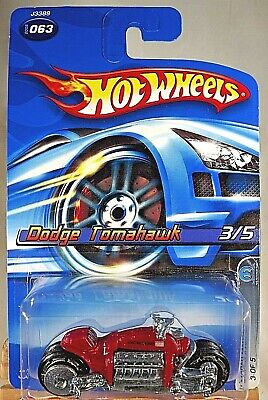 Hot Wheels Red Dodge Tomahawk 3/5 #63