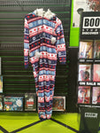 Soft one piece winter pajamas S