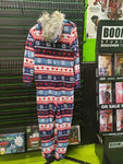 Soft one piece winter pajamas S