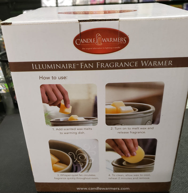 Large Live Laugh Love Pluggable Wax Cube Warmer with fan
