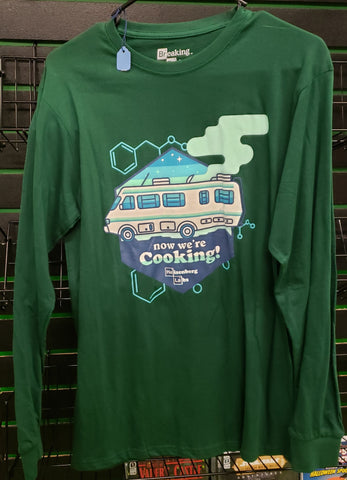 Breaking Bad "Now We're Cooking" long sleeve t-shirt size M