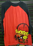 Deadpool Smolder 3/4 sleeve shirt size L