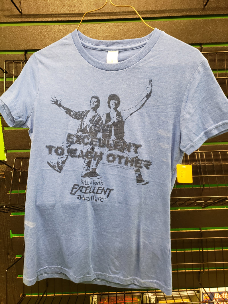 Bill and Ted's Excellent Adventure Be Excellent To Each Other shirt size L