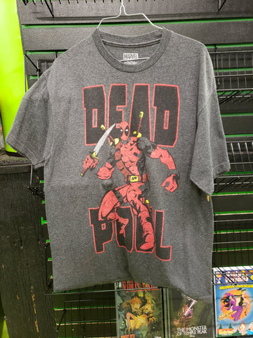 Deadpool dark gray t-shirt size L