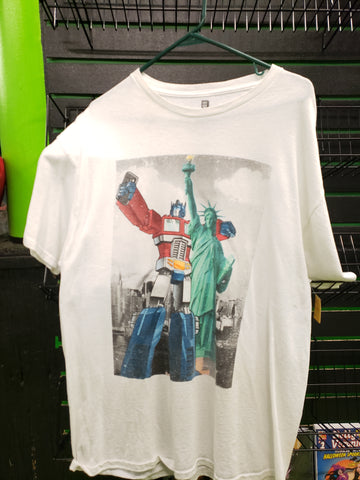 Transformers Optimus Prime selfie shirt size XL