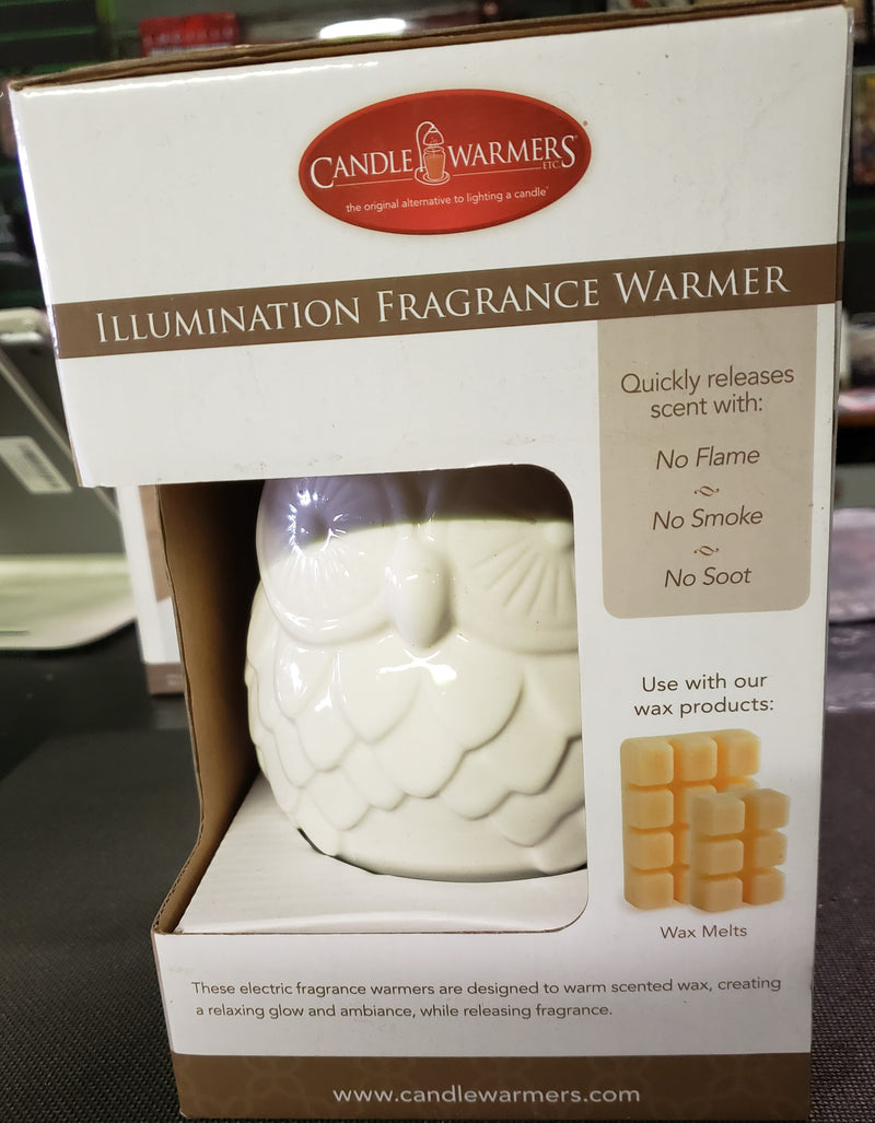 Owl shaped wax cube warmer