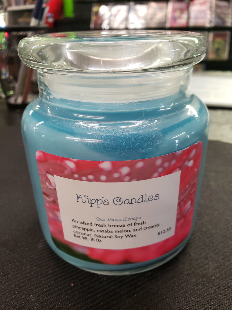 Caribbean escape double wick 16 oz candle
